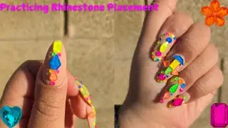 Practicing Rhinestone Placement