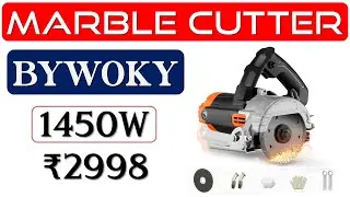 👉BYWOKY 1450W Marble Cutter Review🔥मार्बल कटर🔥5 Inch ​Stone Cutter Machine🔥Tile Cutter under 3000
