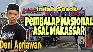 Pembalap Nasional Indonesia  Deni Apriawan Hadir di Lantang Bangngia Street Race Di Kota Makassar