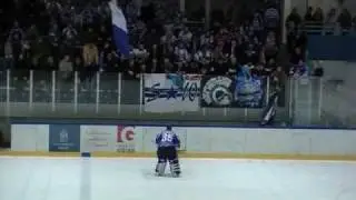Feierlichkeiten nach dem Spiel in Ingolstadt 27.11.2009