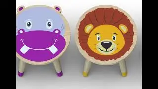 The OVI FAMILY: Animal-themed stools (Butacos con tem&aacute;tica de animales)
