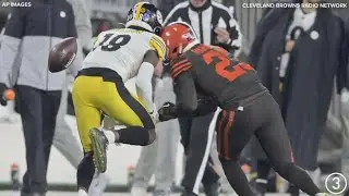 Browns' Damarious Randall ejected for helmet-to-helmet hit vs. Steelers
