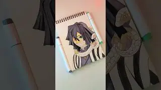 ✨️Drawing Obanai Iguro ✨️ From Demon Slayer || DrawWithObito || #anime #obanai