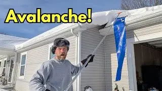 Using Avalanche roof rake Live Stream!