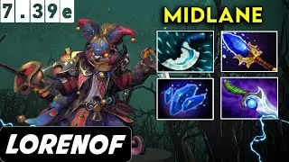 Lorenof Pangolier Midlane - Dota 2 Patch 7.39e Pro player Full Gameplay