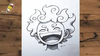 Como desenhar o Luffy Passo a Passo || Desenho de anime One piece || How to draw Luffy