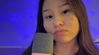 АСМР Неразборчивый шепот+Звуки рта😍Мое первое видео🥰