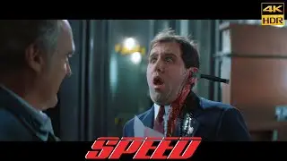 Speed (1994) Nothing Personal Movie Clip 4K HDR10 Kodak 5247  Keanu Reeves Sandra Bullock
