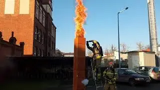 Ćwiczenia z lancą kominową.