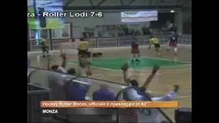 Hockey Roller Club Monza ripescato in A2 - da MonzabrianzaTV