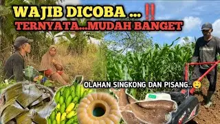 OLAHAN SEDERHANA HASIL ALAM | Membuat Bolu Singkong dan Kue Pisang