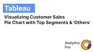 Tableau: Visualizing Customer Sales - Pie Chart with Top Segments and 'Others'