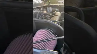 K&n air filter 2017 Chevy Tahoe #tahoe #fast #k&n air filter #stock #circled #automobile #fun #chevy
