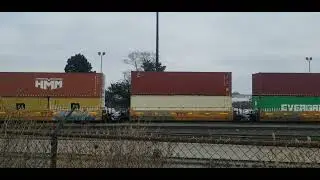 CN EMD GE ET44AC 3150 is working at the BIT 