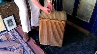 Glass topped Lloyd Loom