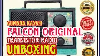 UNBOXING Lazada  ORIGINAL FALCON TRANSISTOR RADIO - Ac/ dc  NA GAGAMITIN  SA BLOG  Gumana kaya!!!