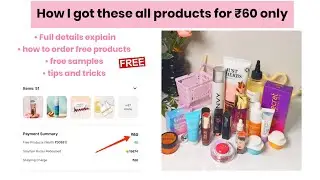 How I Got All These Beauty & Skincare Products at Just ₹60 | Smytten Haul 2025