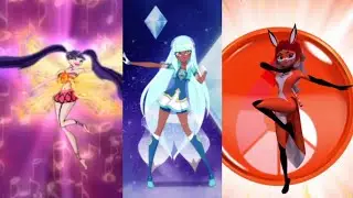 💜🌹🦋Lolirock&bull;Winx&bull;Miraculous&bull; Transform Together! 💜🌹🦄