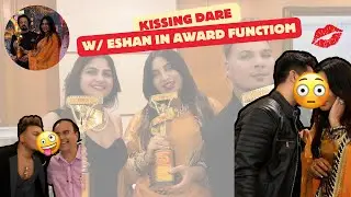 Kissing Dare in Award Function 😳I Arshi Khan I Eshan Masih