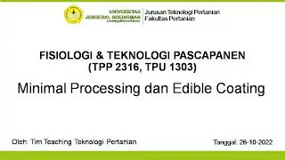 Minimal Processing dan Edible Coating