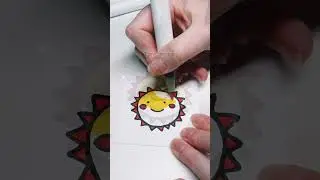 Happy Sun 🌞 #coloring #asmr #colorwithme #colourwithme #notalkingasmr #art #tinycoloring