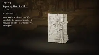 Black Myth: Wukong - Septenary Heartfire Pill Formula Location