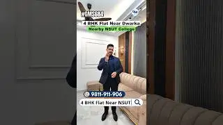 Luxury 4 bhk Flat Deal | 4 bhk flat price in delhi near dwarka mor metro | 4 bhk flat in delhi