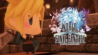 World of Final Fantasy - Clips: Meeting Cloud, Celes, and Cid