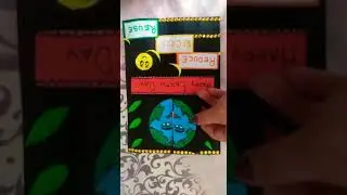 #Save earth environment day#card making done by Naitik sharma#school compitition#