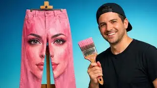 pintar unnpantalón Artista Javier Endes