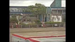 Demolition Hirst High School Ashington Northumberland