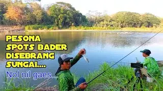 Mancing bareng Marino Koya, selalu kocak II dapat spots nol nil disebrang sungai