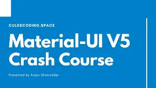Material UI crash course with Next.js 2023 | React UI Framework | V5