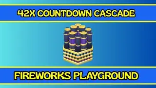 42x Countdown Cascade - Fireworks Playground Roblox