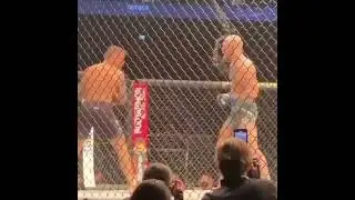 Conor Mcgregor kicking Dustin Poirier