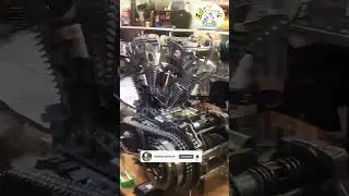 How to Harley Davidson V-Twin Engine works? Harley Davidson V-Twin Cylinder Engine #shorts #viral