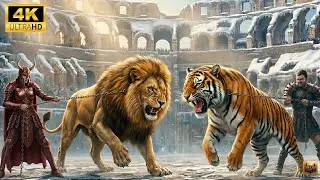 🦁🐯 Lion vs Tiger | Ultimate Big Cat Battle | Who Is the Real King?