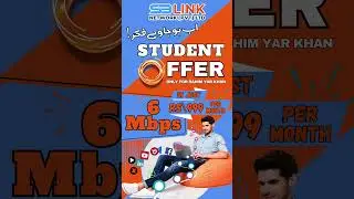 SB Link's Exclusive Student Offer | 6Mbps Internet For Just Rs. 999/month