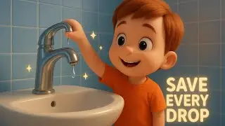 &ldquo;Save Water Rhyme for Kids | 3D Cartoon Water Conservation Song | Learn to Save Every Drop!&rdquo;