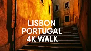 Lisbon Portugal 4K Walk | Evening Stroll in the Old City