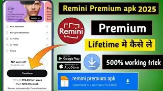 Remini Mod Apk Download Premium Unlocked | How To Get Remini For Free | Remini Mod Apk #2025 