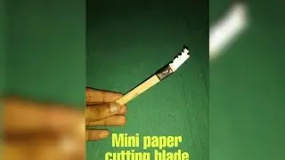 Mini paper cutting blade || New amazing idea || SKP SANTOSH EXPERIMENT 👍🏻