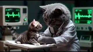 The Secret Life of a Hero Mama Cat: Farm Chores & Kitten School! 🐾🎩