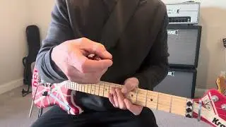 Eddie Van Halen, Tremelo technique. Using his actual pick from OU812.