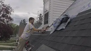 |Special Edition|Vlog 008|Roofing..Almost fell...|