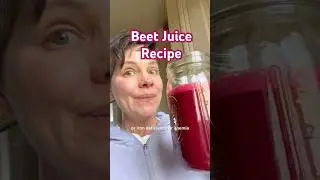 Beet Juice for High Blood Pressure (Tastes Great)! ❣️🤩 #beetjuice #beetrootjuice #juicerecipe