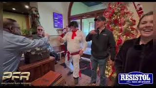Elvis has left the building!!! Rump pays up in a Profantasy Rodeo bet!