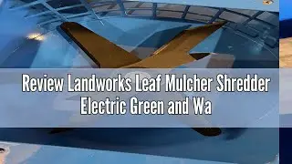 Review Landworks Leaf Mulcher Shredder Electric Green and Waste Management Heavy Duty 120V AC 11