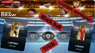 LEGENDS: worldwide Box Draw trick to get Black ball pes2019.  |  PES MOBILE. |