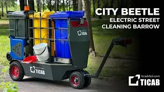 Poland Made Self-Propelled Electric Cleaning Barrow from the Manufacturer | TM TICAB